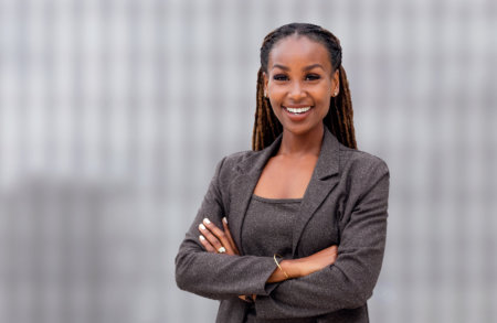 smiling business woman