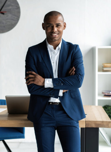 smiling business man